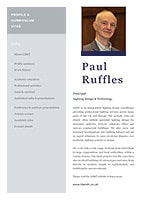 Paul Ruffles Profile C.V.